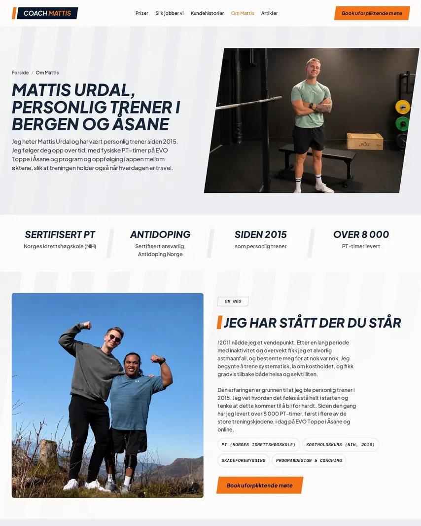 Om Mattis-siden